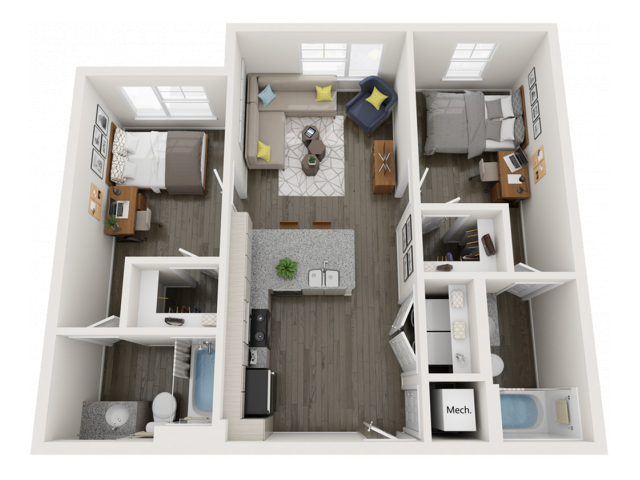 First Month Free! – 1 Bedroom Sublease at Union Chapel Hill 