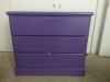 IKEA PURPLE CHEST OF DRAWERS
