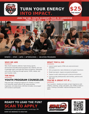 Youth Program Counselor,Area Director 