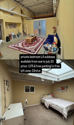 USC off campus Single Private 1 Bedroom-Immediate 2 months June-July sublease available 