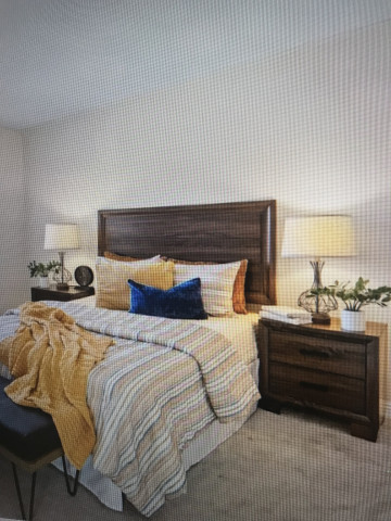 Nice furnished master bedroom - with private bathroom (340 sq ft)