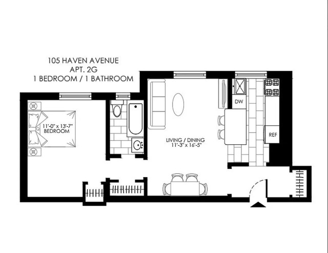 RENT STABILIZED 1 BEDROOM