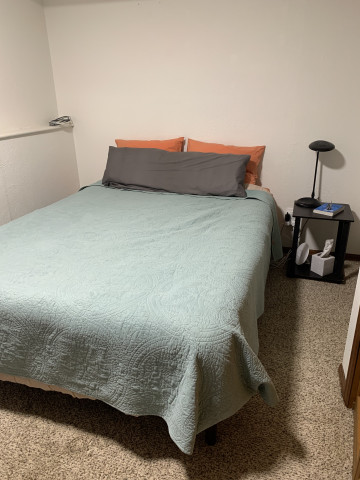 Furnished Basement Bedroom