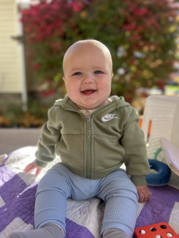 8 month old short babysitting job!