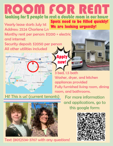 Double Room for Rent Urgent