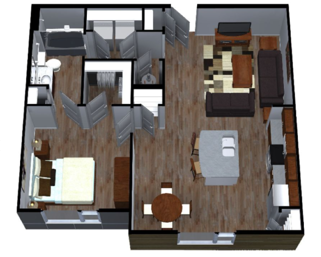 1 BR/1 BA AVAILABLE STARTING IN JUNE
