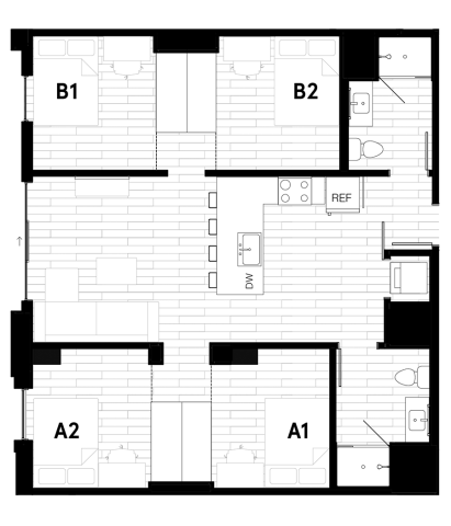 2x2 B (4x2 Bed Lite)